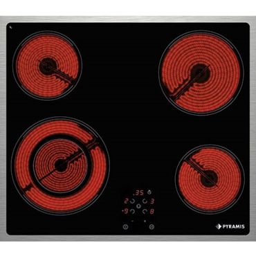 Ceramic hob Pyramis PHC61410IFB Touch with Stainless Steel Frame