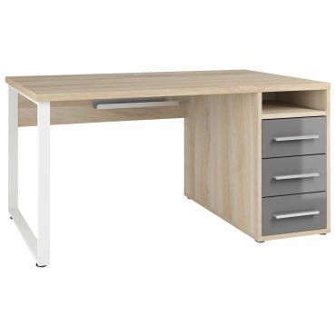 Desk Hagen II-Natural - Gray