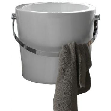 Washbasin Bucket Scarabeo white Φ40,5