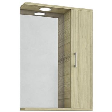 Mirror with right cabinet Drop Ritmo 55