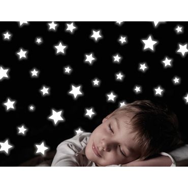 Decorative Wall Stickers Stars Phosphorescent S