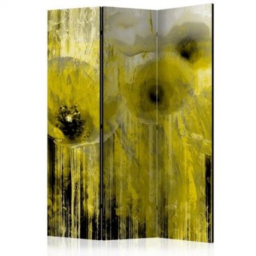 3 partition divider - Yellow madness [Room Dividers]