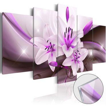 Acrylic Print - Violet Desert Lily [Glass]