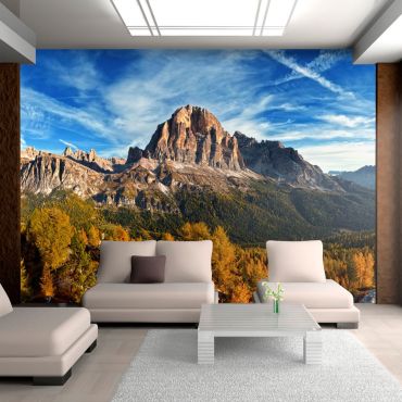 Wallpaper - Panoramic view of Italian Dolomites