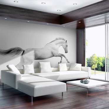 Wallpaper - White gallop