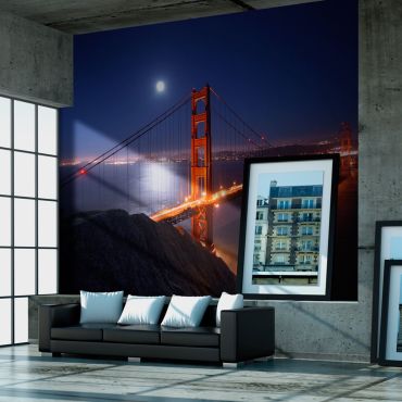 Wallpaper - Golden Gate Bridge at night