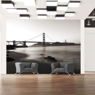 Wallpaper - San Francisco: Golden Gate Bridge in black and white