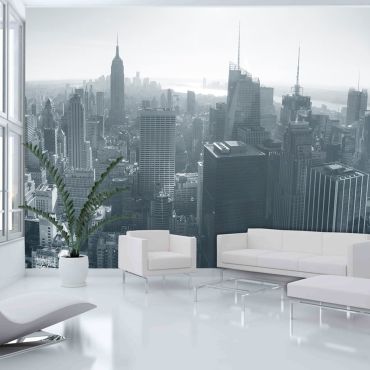 Wallpaper - New York City skyline black and white