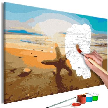 DIY canvas painting - Sea Finds 60x40