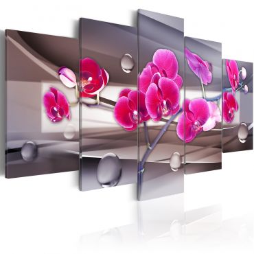 Canvas Print - Orchid on a subdued background 200x100