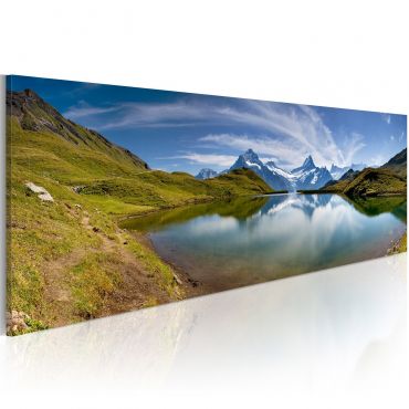 Canvas Print - Mountain lake 120x40