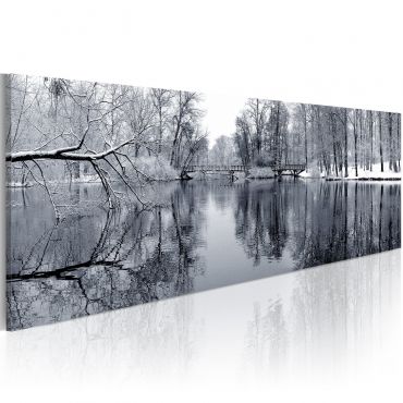 Canvas Print - landscape: winter 150x50