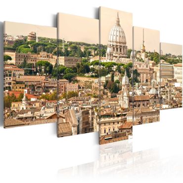 Canvas Print - The roofs of the Eternal City