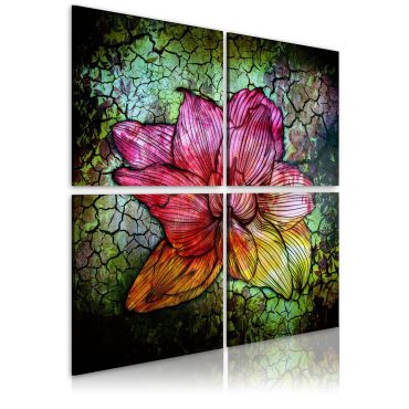 Canvas Print - Glass flower