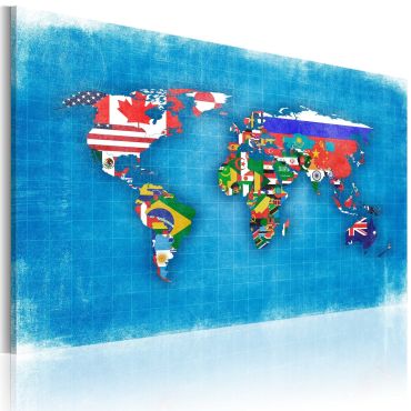 Canvas Print - Flags of the World