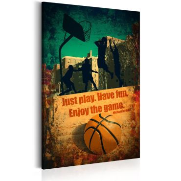 Canvas Print - Enjoy the game 