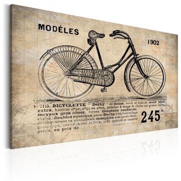 Canvas Print - N� 1245 - Bicyclette 