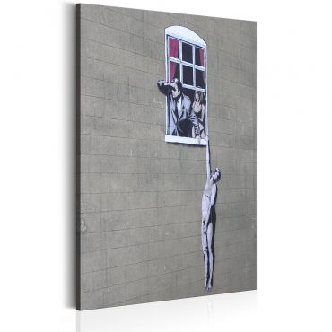 Canvas Print - Well Hung Lover by Banksy
