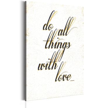 Canvas Print - My Home: Things with love