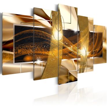 Canvas Print - Golden Lava