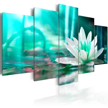 Canvas Print - Turquoise Lotus