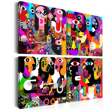 Canvas Print - Abstract Conversations