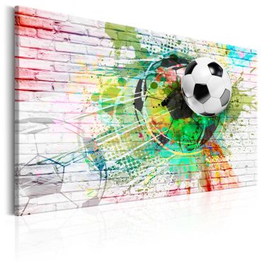 Canvas Print - Colourful Sport (Football)