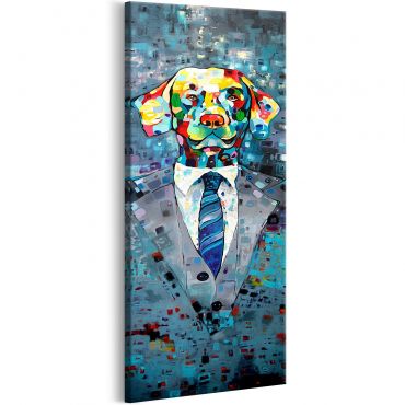 Canvas Print - Dog in a Suit