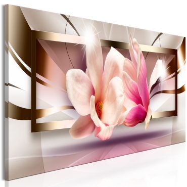 Canvas Print - Flowers outside the Frame (1 Part) Narrow