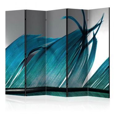 Room Divider - Turquoise Feather II [Room Dividers] 225x172