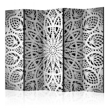 Διαχωριστικό με 5 τμήματα - White Mandala II [Room Dividers] 225x172