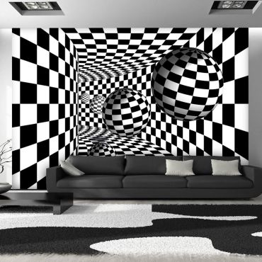 Wallpaper - Black & White Corridor