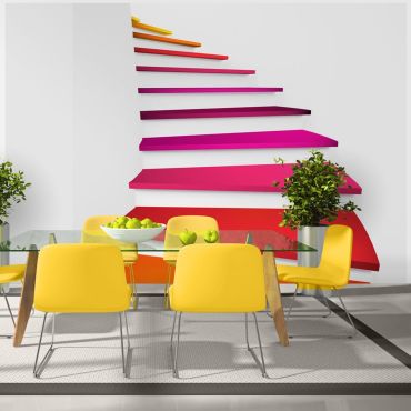 Wallpaper - Colorful stairs