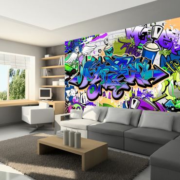 Wallpaper - Graffiti: violet theme