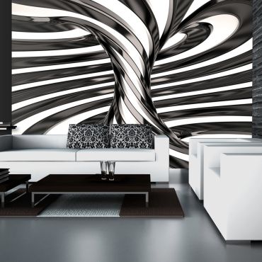 Wallpaper - Black and white swirl