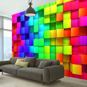 Wallpaper - Colourful Cubes