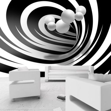 Wallpaper - Twisted In Black & White
