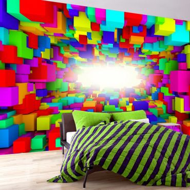 Wallpaper - Light In Color Geometry
