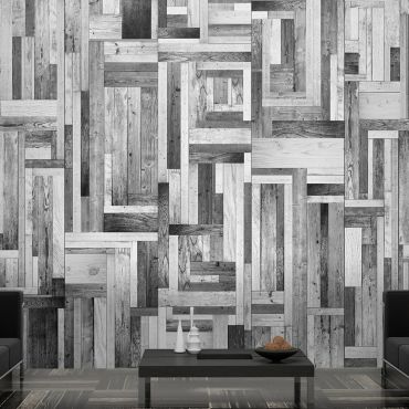 Wallpaper - Gray labyrinth 50x1000