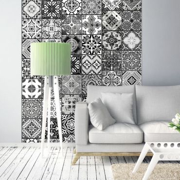 Wallpaper - Arabesque - Black& White 50x1000