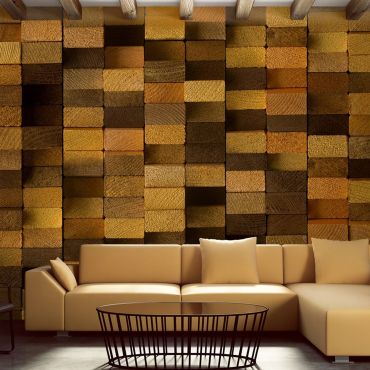 Wallpaper - Wooden Wall 50x1000
