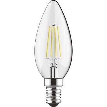 Λαμπτήρας LED Filament E14 Candle 5W 2700K 2τμχ