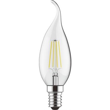 Λαμπτήρας LED Filament E14 Candle 5W 2700K Dimmable Tip