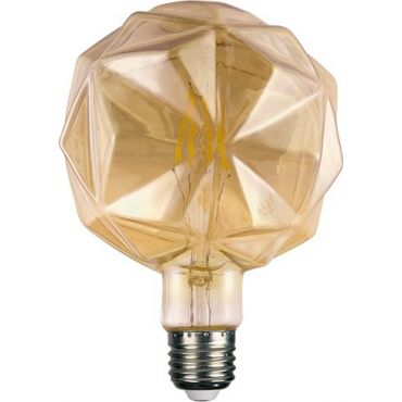 Λαμπτήρας LED Filament E27 Lilac 6W 2700K Dimmable Amber