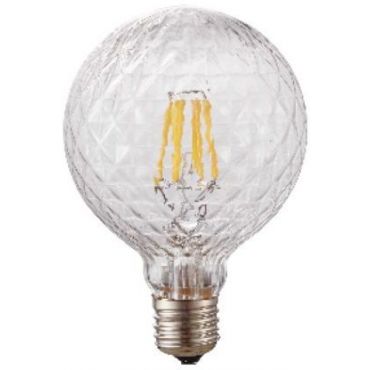 Λαμπτήρας LED Filament E27 Poc125 6W 2700K Dimmable