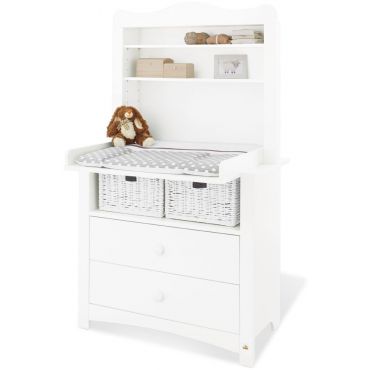 Changing table Florentina with shelves
