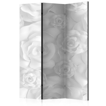 3-part divider - Plaster Flowers [Room Dividers]