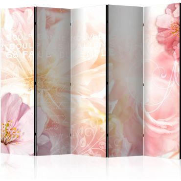 Διαχωριστικό με 5 τμήματα - Romantic Message II [Room Dividers]