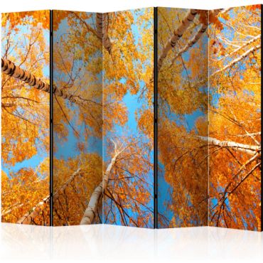 5-part divider - Autumnal treetops II [Room Dividers]