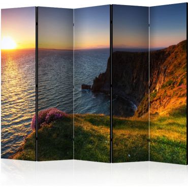 5-part divider - Sunset: Cliffs of Moher, Ireland II [Room Dividers]